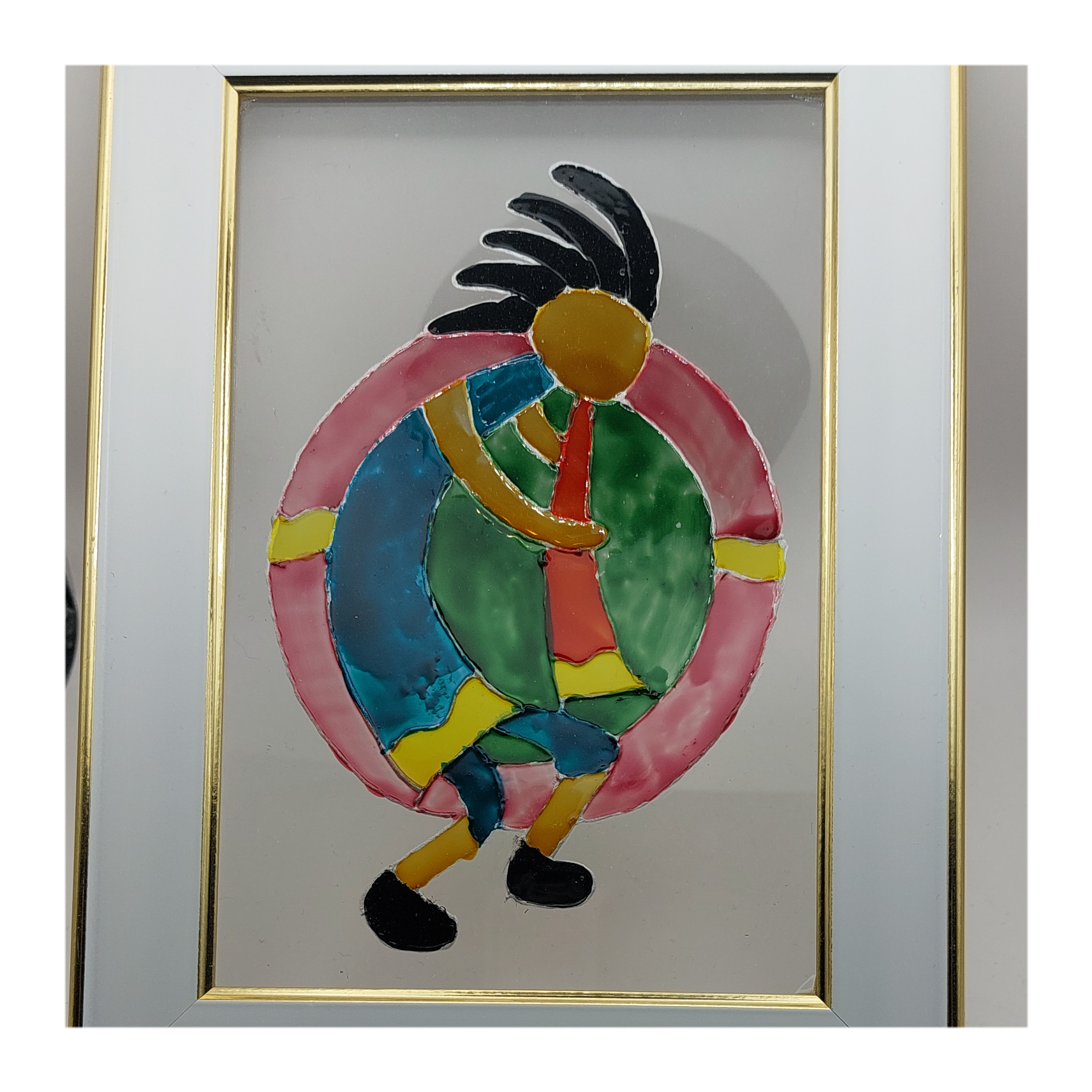 Kokopelli 5X7 Suncatcher image 0