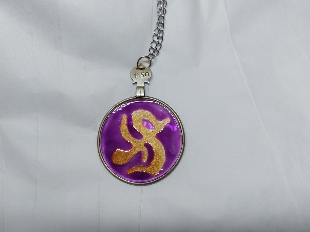 Custom Hand Painted Glass Necklaces image 2