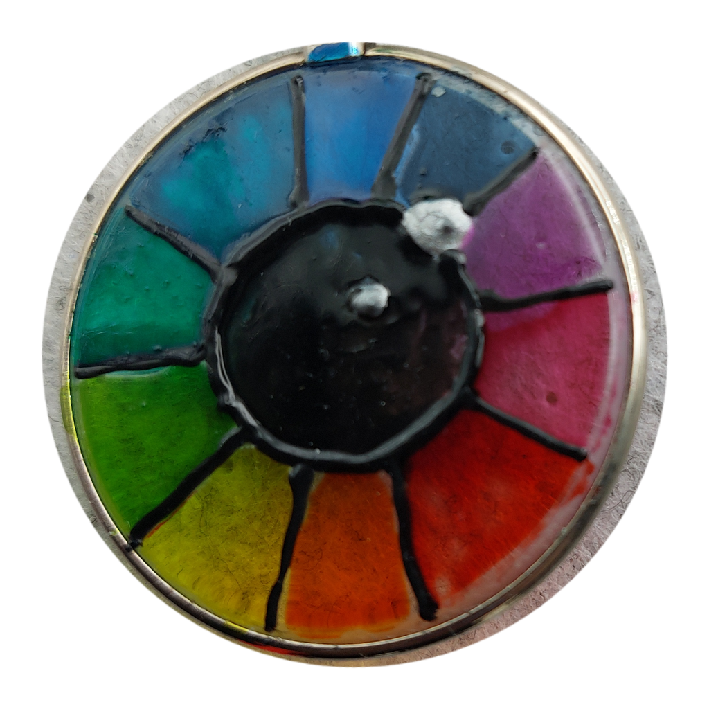 Custom Hand Painted Glass Necklaces image 6