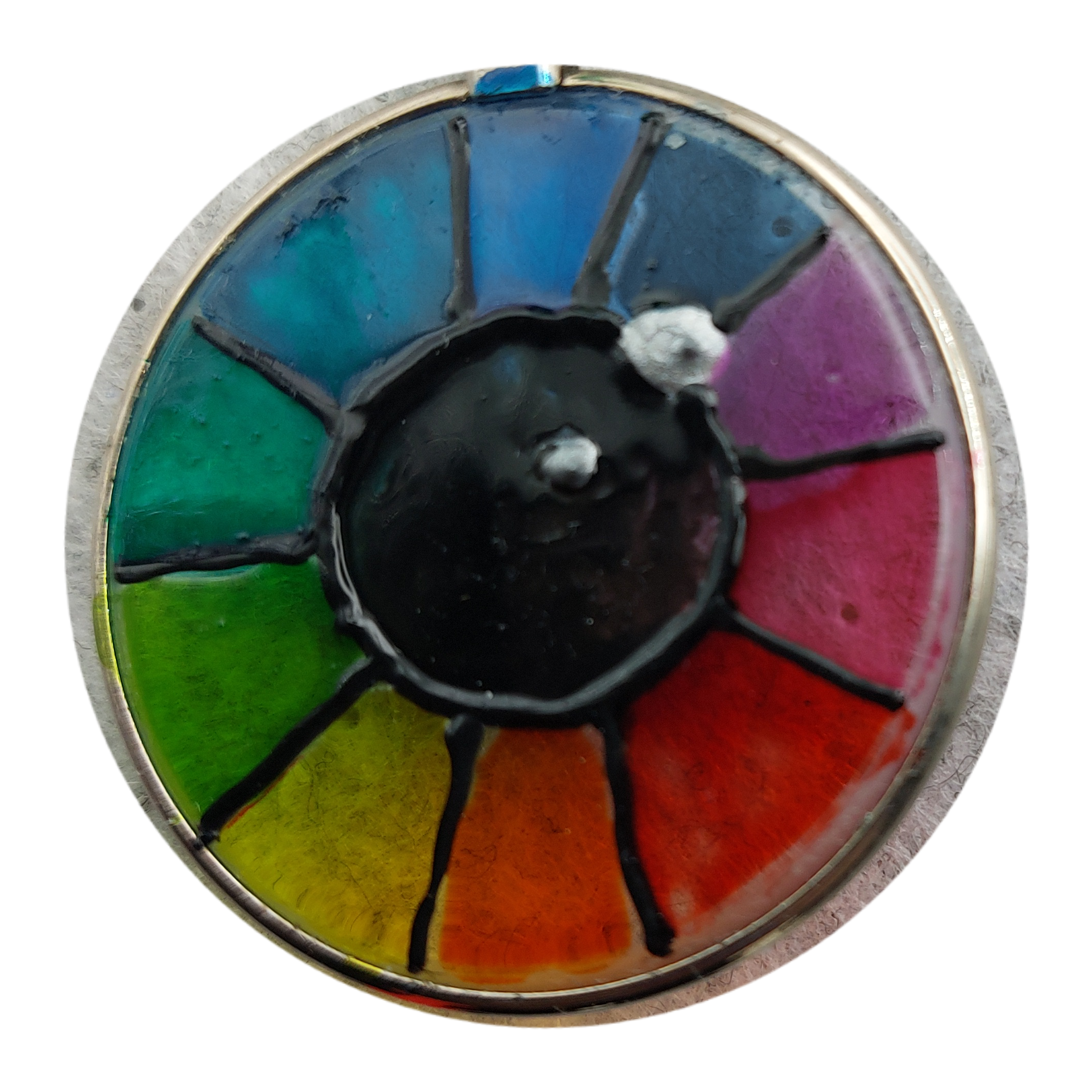 Custom Hand Painted Glass Necklaces image 6