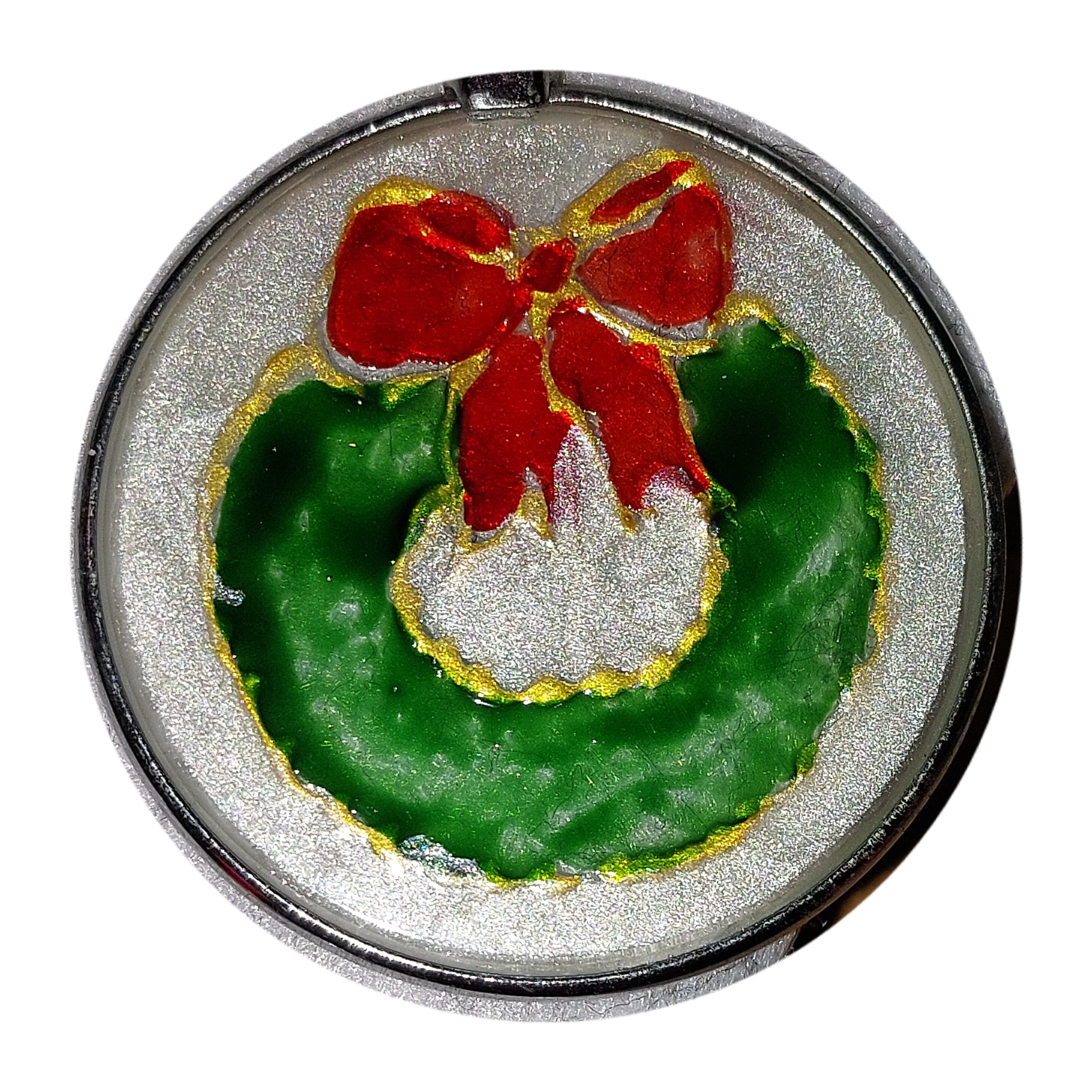 Christmas wreath pendant image 0