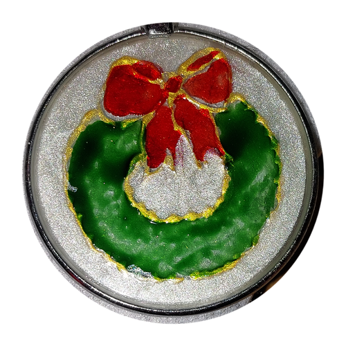 Christmas wreath pendant image 0