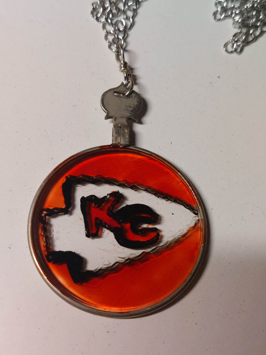 Custom Hand Painted Glass Necklaces image 3