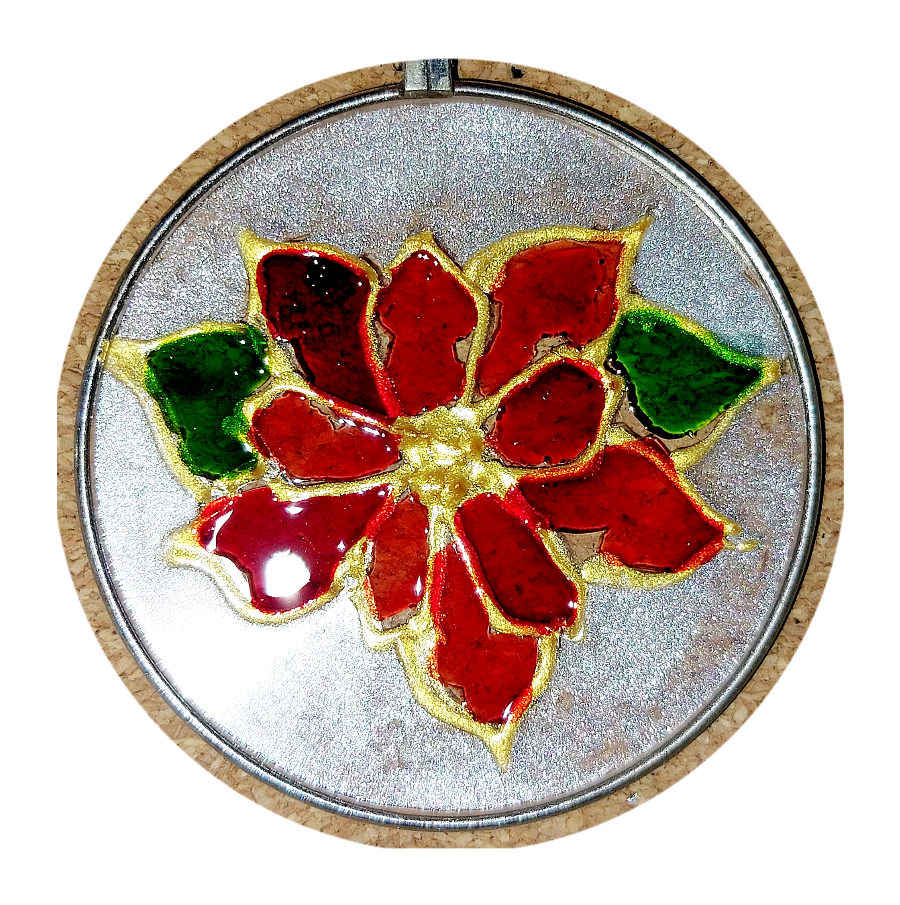 Poinsettia pendant image 0